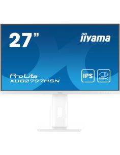 iiyama ProLite XUB2797HSN-W2 pantalla para PC 68,6 cm (27") 1920 x 1080 Pixeles Full HD LED Blanco