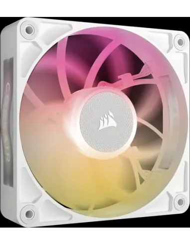 VENTILADOR CAJA CORSAIR RX RGB MAX Series, iCUE LINK RX120 RGB MAX White, 120mm RGB Fan, Single Fan CO-9051037-WW