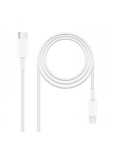 TooQ 10.10.0602 cable de conector Lightning 2 m Blanco