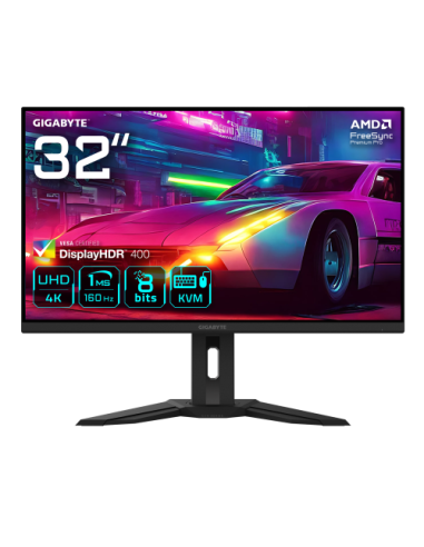 GIGABYTE M32UP 31.5" Monitor de juego UHD - 3840 x 2160, 160 Hz, 1 ms, 350 cd/m², AMD FreeSync Premium Pro, DisplayHDR 400, HDMI