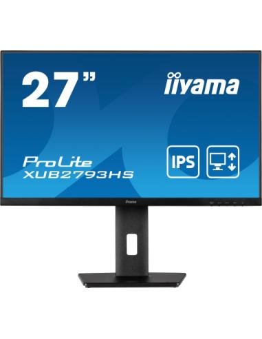 iiyama ProLite XUB2793HS-B7 pantalla para PC 68,6 cm (27") 1920 x 1080 Pixeles Full HD LED Negro