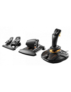 Thrustmaster T.16000M FCS Flight Pack Palanca de mando Mac,PC Analógico/Digital USB Negro