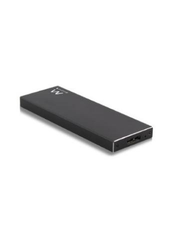 Ewent EW7023 caja para disco duro externo Caja externa para unidad de estado sólido (SSD) Negro