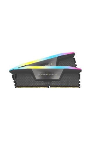 MEMORIA CORSAIR DDR5 64GB 2X32GB PC6400 VENGEANCE RGB CMH64GX5M2B6000Z28