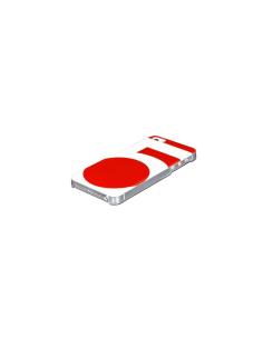 WAZZABEE WBSB-5S-RD CARCASA PARA IPHONE 5 COLECCION SUBKARMA SERIE 5 BLANCO-ROJO