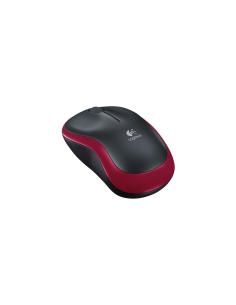 LOGITECH M185 RATON WIRELESS NEGRO-ROJO 910-002237