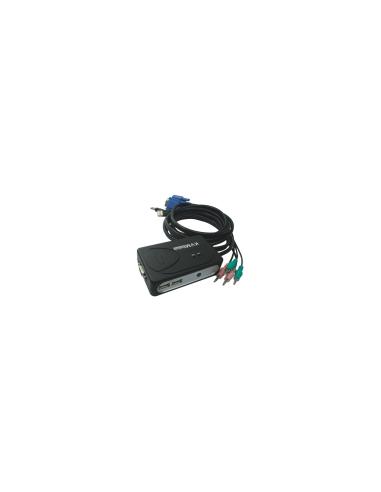 KVM SWTCH AUTOMATICO NANOCABLE 2PC PS2-USB-VGA-AUDIO 10.12.0001