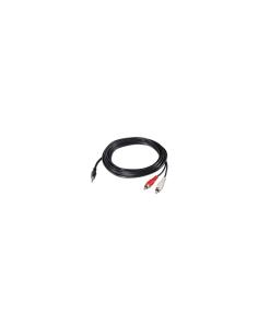 CABLE MINI JACK M A 2 RCA M 10 MT NANOCABLE 10.24.0310