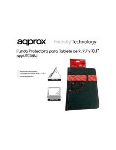 APPROX APPUTC06BJ FUNDA TABLET 9p-10.1p NEGRA