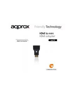 ADAPTADOR HDMI H A MINI HDMI M APPROX APPC18