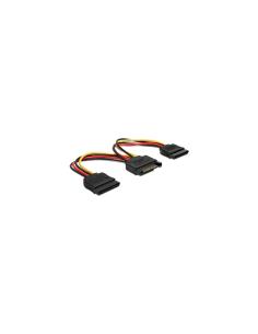 CABLE 15 PIN SATA A 2 X SATA DELOCK 60105