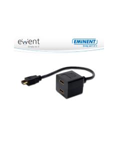 CABLE HDMI M A 2 X HDMI H EWENT EW-130303-002-N-P