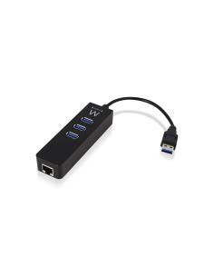 HUB EWENT USB 3.1 3 PUERTOS + LAN EW1140