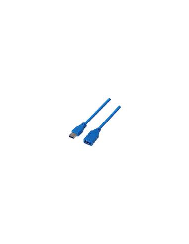 CABLE USB 3.0 TIPO A/M-A/H AZUL 1 MT NANOCABLE 10.01.0901-BL