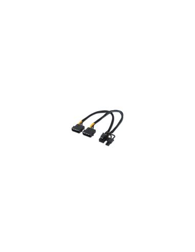 Nanocable 10.19.1201 Cable de Alimentación 2xMolex a PCIe 20cm Negro