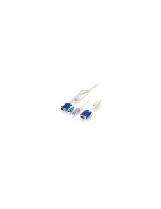 CABLE DATA LEVEL ONE KVM 3MT BLANCO ACC-2102