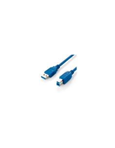 CABLE USB A M A USB B M EQUIP AZUL 128291