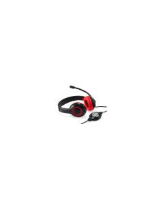 AURICULARES CONCEPTRONIC USB MIC NEGRO ROJO CCHATSTARU2R