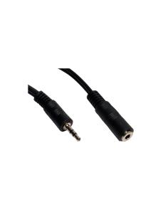 CABLE AUDIO NANO CABLE JACK3.5/M - JACK3.5/H ESTEREO 3,0M NEGRO