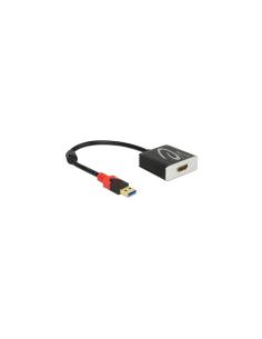 ADAPTADOR USB3.0 A M - HDMI A H 0.20MT DELOCK NEGRO 62736