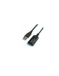 CABLE EXTENSOR AISENS USB(A)2.0 A USB(A) 2.0 15M NEGRO A101-0020