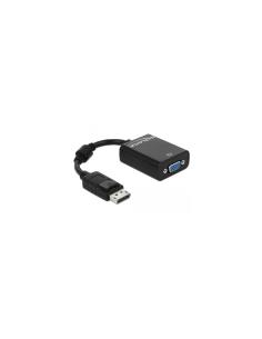 CABLE ADAPTADOR DELOCK DISPLAYPORT M A VGA H NEGRO 61848