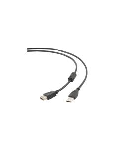 CABLE USB A M A USB A H 1.8MT GEMBIRD NEGRO CCF-USB2-AMAF-6