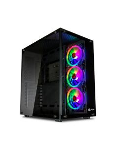 Talius caja Atx gaming Cronos RGB cristal templado USB 3.0