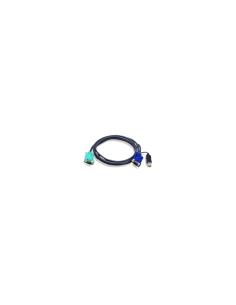 CABLE VGA M A VGA M + USB A 5M ATEN NEGRO 2L-5205U