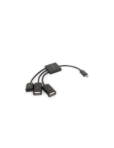 ADAPTADOR OTG-2 UHB-OTG-02 MICRO-USB A/ MICRO-USB-B/ USB 2.0/ MACHO-HEMBRA UHB-OTG-02