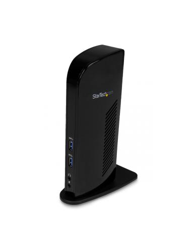 StarTech.com Replicador de Puertos Universal USB 3.0 para Ordenador Portátil DVI HDMI&reg; con Audio y Ethernet - Docking Statio