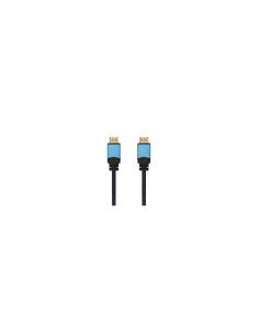 CABLE AISENS HDMI MACHO A HDMI MACHO 5M CERTIFICADO 4K HDR 60HZ PREMIUM NEGRO AZUL A120-0359