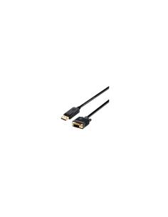 CABLE CONVERSOR AISENS DISPLAYPORT MACHO A VGA MACHO 2M NEGRO A125-0365