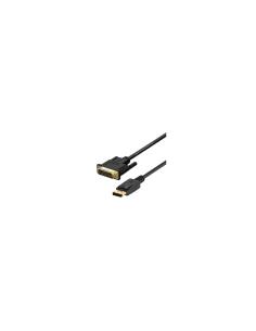 CABLE CONVERSOR AISENS DISPLAYPORT MACHO A DVI MACHO 2M NEGRO A125-0366