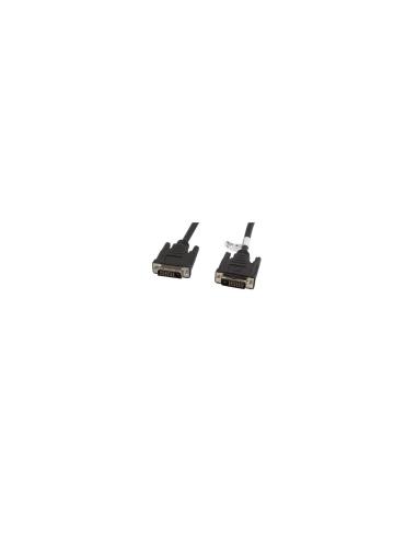 CABLE LANBERG DVI-D MACHO A DVI-D MACHO MAXIMA RESOLUCION 1440P SOPORTE 3D 3M NEGRO CA-DVID-10CC-0030-BK
