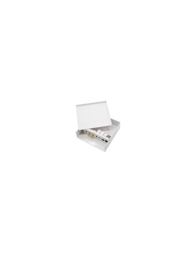 CAJA DE CONEXIONES MULTIMEDIA DE PARED NANOCABLE BLANCO 10.35.0003