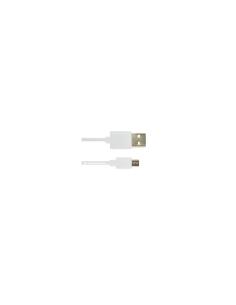 KIT 5 UNIDADES CABLE USB 2.0 MACHO A MICRO USB MACHO SMARTPHONE TABLET BLANCO CTUSBANDRW5