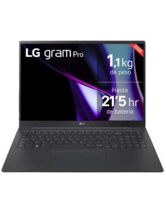 LG PORTATIL (16Z90SP-K.AA75B) GRAM PRO 16" 16Z90SP/ WINDOWS 11 HOME/ I7 155H TUBOBOOST/16GB LPDDR5/ 512 GB SSD/ IRIS ARC/ 1,2KG/