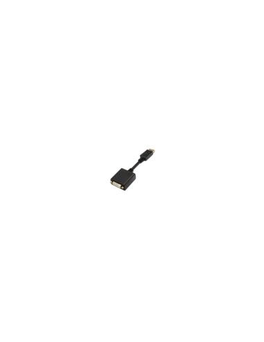 ADAPTADOR AISENS DISPLAYPORT 20 PINES MACHO A DVI HEMBRA 15CM NEGRO A125-0133