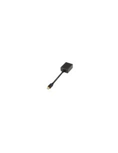 ADAPTADOR AISENS MINI DISPLAYPORT MACHO A SVGA HEMBRA 15CM NEGRO A125-0135