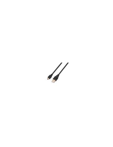 CABLE AISENS USB 2.0 MACHO A MINI USB 5 PINES 3M NEGRO A101-0026