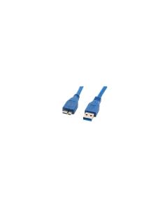 CABLE LANBERG USB 3.0 MACHO A USB MICRO B MACHO 50CM AZUL CA-US3M-10CC-0005-B