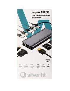 Hub USB-C Logan 13 en 1 8420738303587