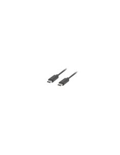 CABLE LANBERGB USB-C MACHO A USB-C MACHO 0.5M NEGRO CA-CMCM-10CU-0005-BK