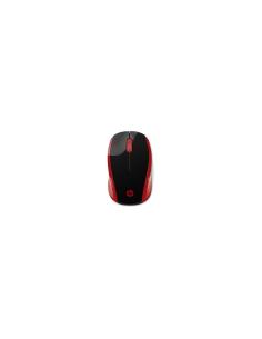 RATON INALAMBRICO HP 200 1000 PPP ALCANCE 10M DISEÍ?O AMBIDIESTRO ROJO IMPERIAL 2HU82AA