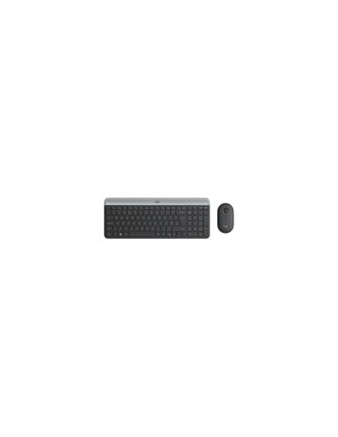 LOGITECH MK470 SLIM TECLADO Y RATON INALAMBRICO USB NEGRO 920-009198