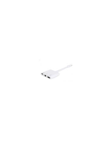 ADAPTADOR EQUIP USB-C MACHO A MINI DP HEMBRA USB TIPO A 3.0 USB-C HEMBRA BLANCO 133463