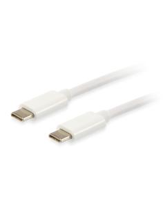 CABLE EQUIP PLATINUM USB-C MACHO A USB-C MACHO 2M BLANCO 128352