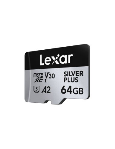 Lexar Professional SILVER PLUS 64 GB MicroSDXC UHS-I Clase 3