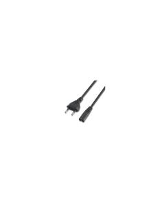 AISENS A132-0173 cable de transmisión Negro 1,5 m CEE7/7 C7 acoplador